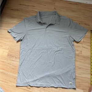 Vuori Light Gray Polo Shirt
